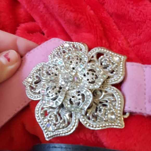 COPY - Pink  Suede top Gently used Belt plus size - Picture 8 of 8